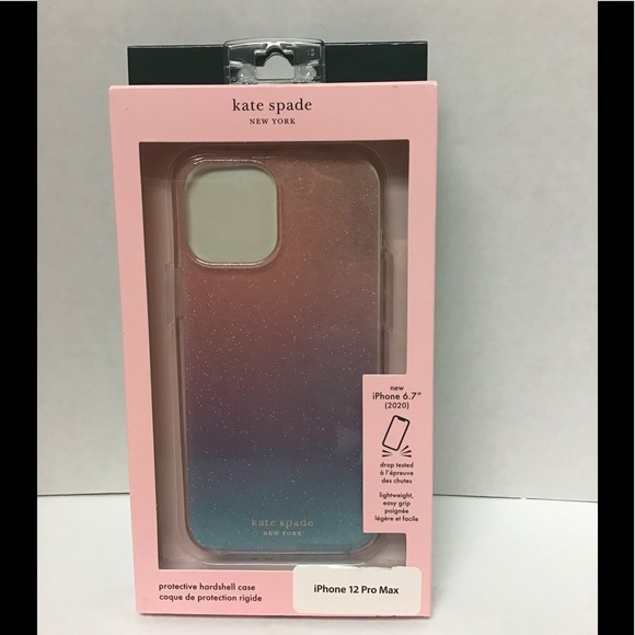 kate spade Other - Kate Spade IPhone 12 Pro Max Ombré Glitter Case